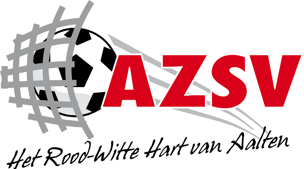 Markeer Proficiat Echter Logo Azsv Rood-Wit Hart - AZSV